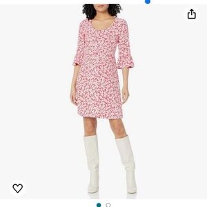 Draper James Floral Bell Sleeve Dress, Size 6